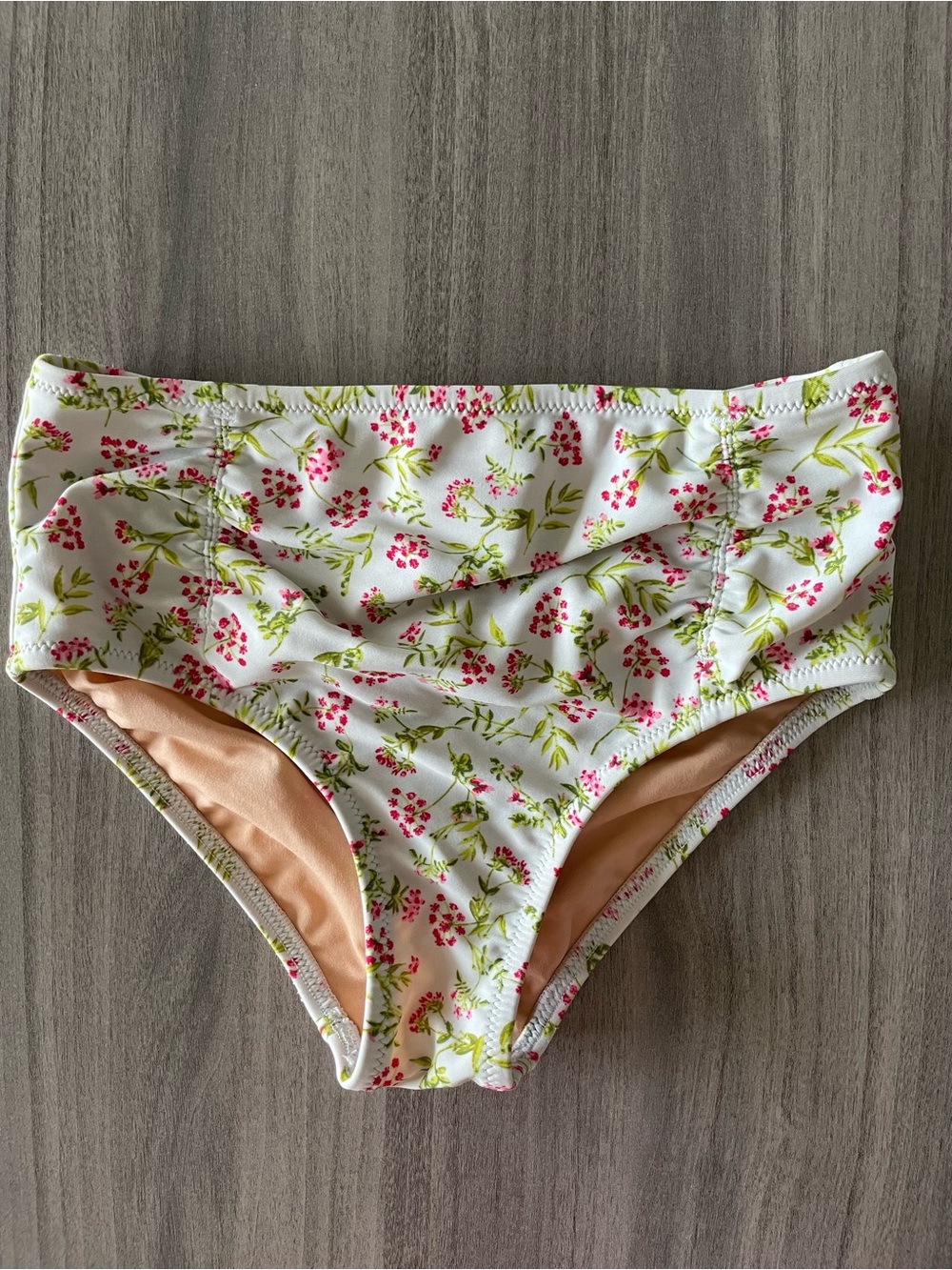 Crewcuts Floral Bikini Bottom Girls Size 6/7 Swim Bottom
